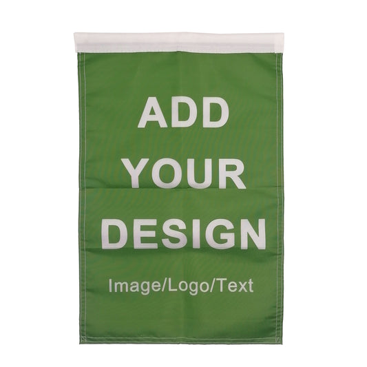 Custom Outdoor Banner Personalised Garden Flag Vertical Camping Flag Indoor Decoration