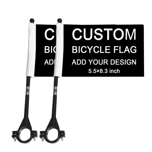 Personalized Bike Flags Custom Bicycle Flag Scooters for Riding Cycling