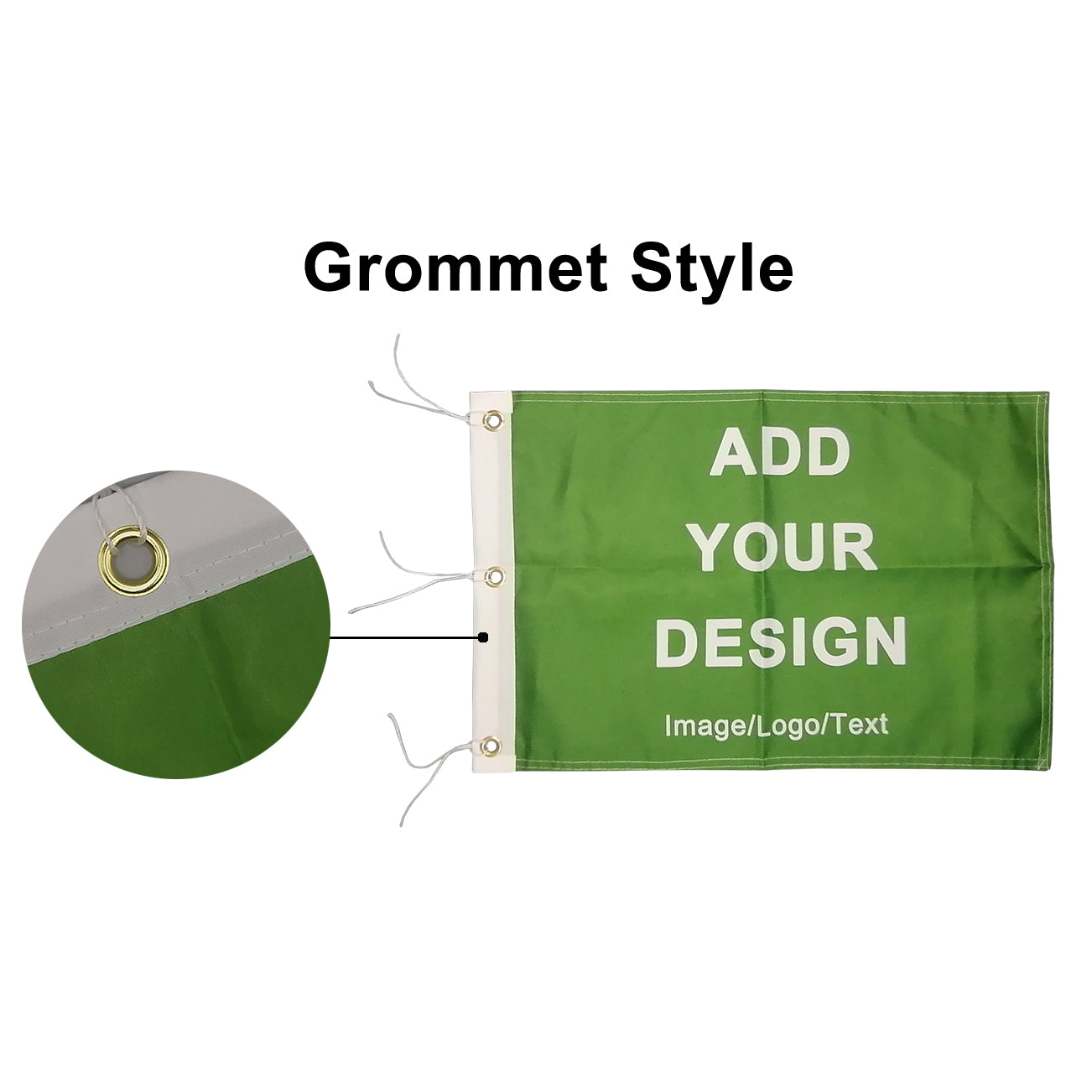 Custom Golf Flag Personalized Flag for Golf Pin with Plastic Tube or Brass Grommets