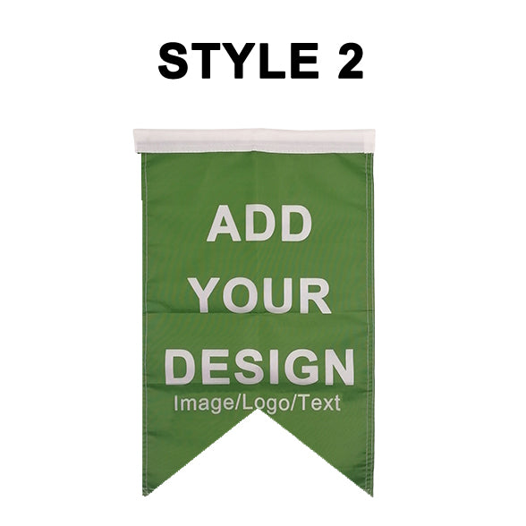 Custom Outdoor Banner Personalised Garden Flag Vertical Camping Flag Indoor Decoration