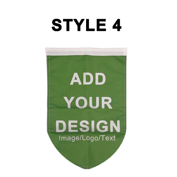 Custom Outdoor Banner Personalised Garden Flag Vertical Camping Flag Indoor Decoration