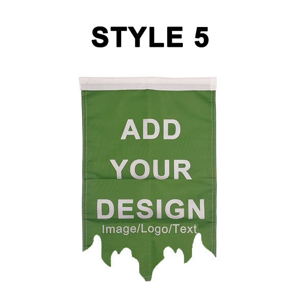 Custom Outdoor Banner Personalised Garden Flag Vertical Camping Flag Indoor Decoration
