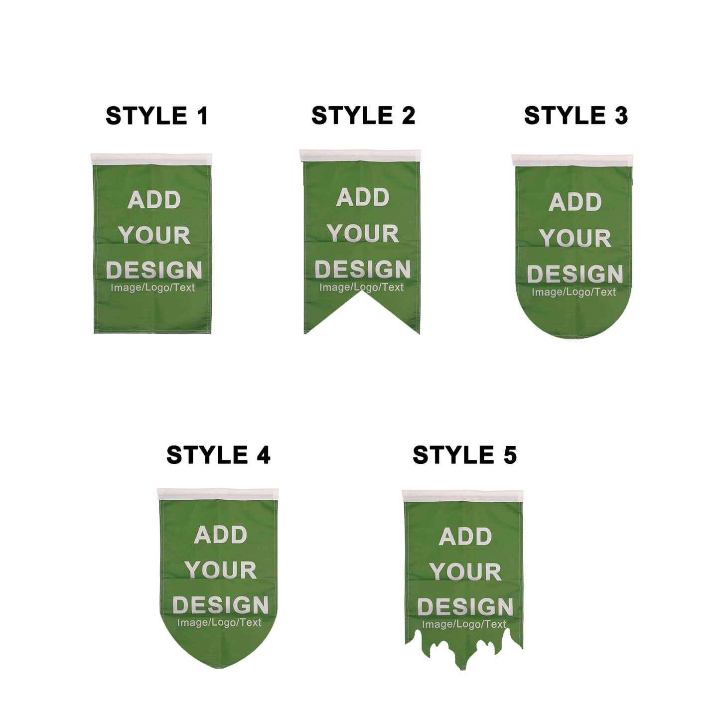 Custom Outdoor Banner Personalised Garden Flag Vertical Camping Flag Indoor Decoration