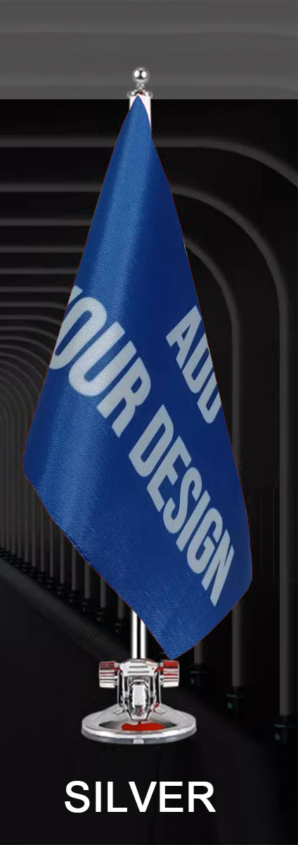 Personalized Car Flag with Air Suction Custom Suction Cup Style Flag Mount for Car, SUV, Truck, Boat and Vehicle