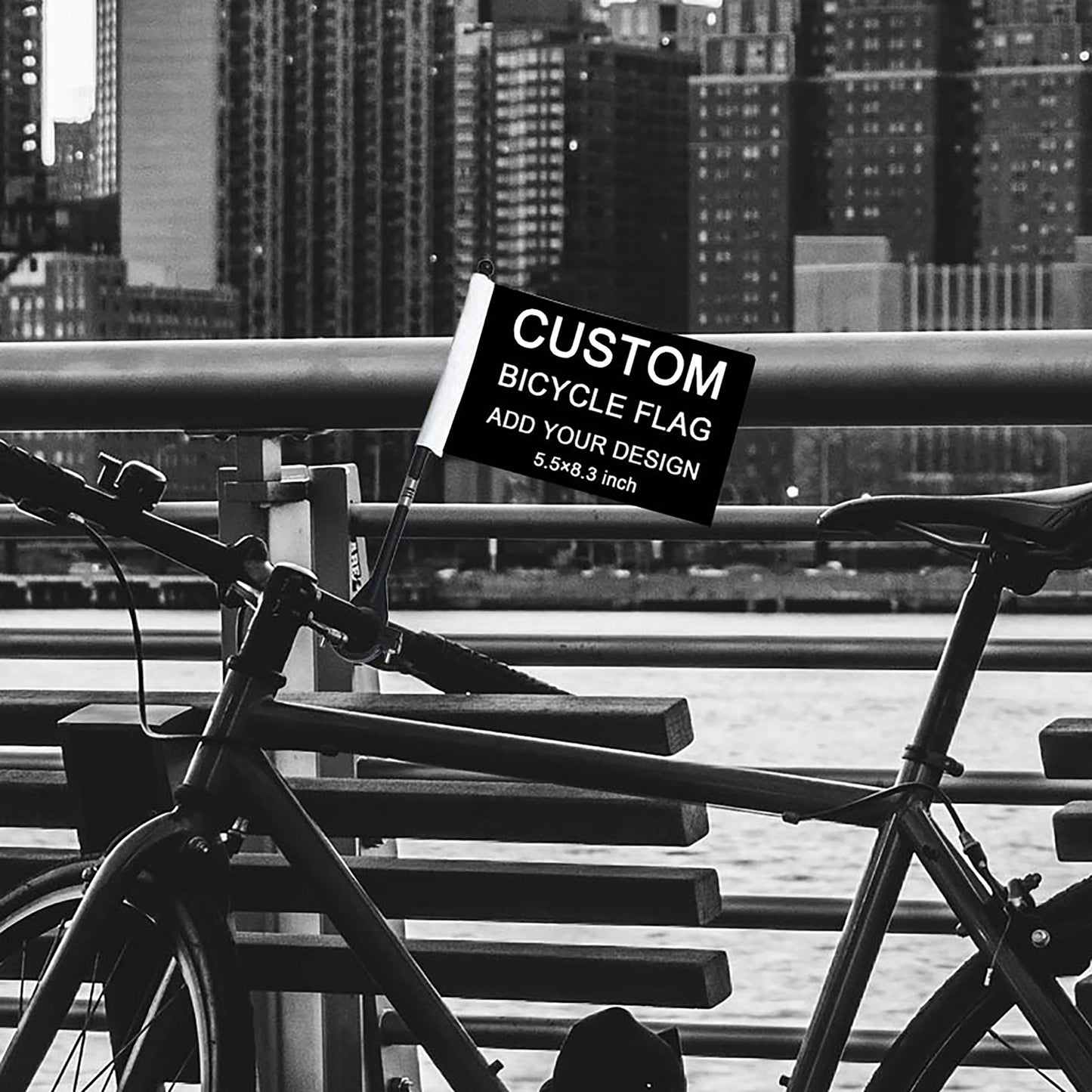 Personalized Bike Flags Custom Bicycle Flag Scooters for Riding Cycling