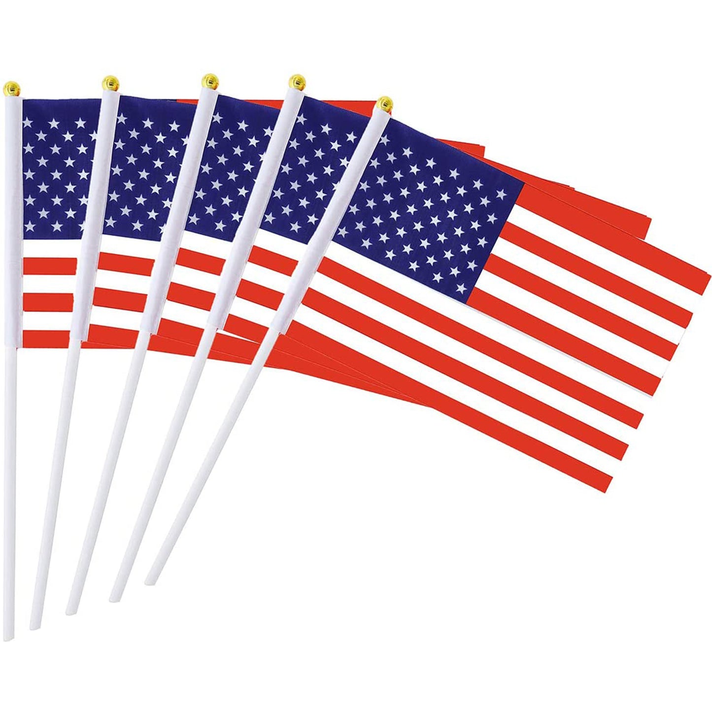 Custom Stick Flag,Personalized Small Mini Flags Portable Hand Held Waving with Pole