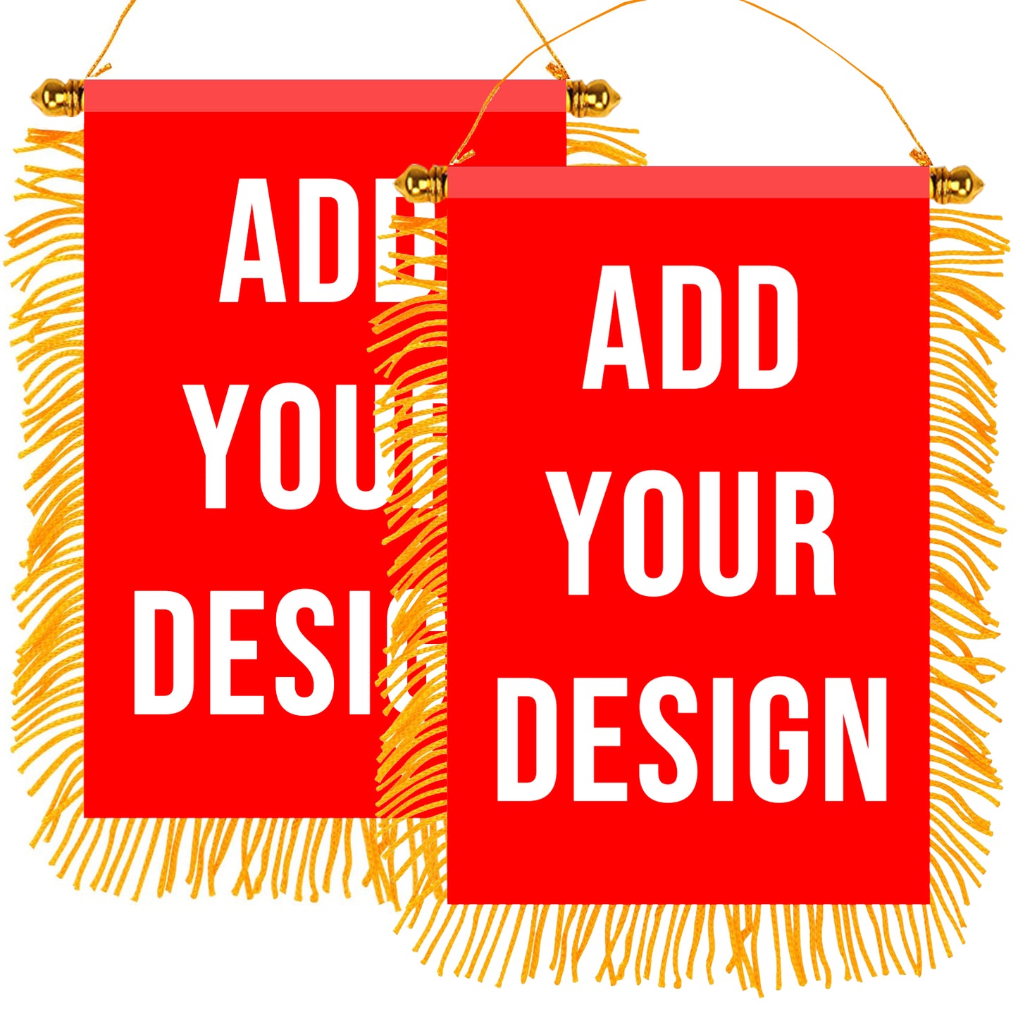Custom Window Hanging Flag Personalized Mini Flags Banners Indoor Decoration for Party Auto Exterior Accessories Decor