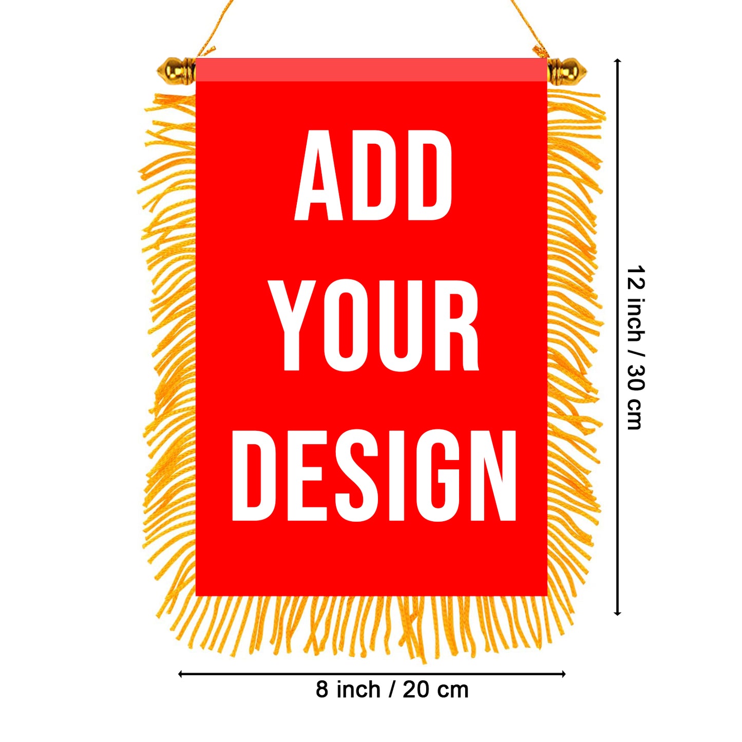 Custom Window Hanging Flag Personalized Mini Flags Banners Indoor Decoration for Party Auto Exterior Accessories Decor