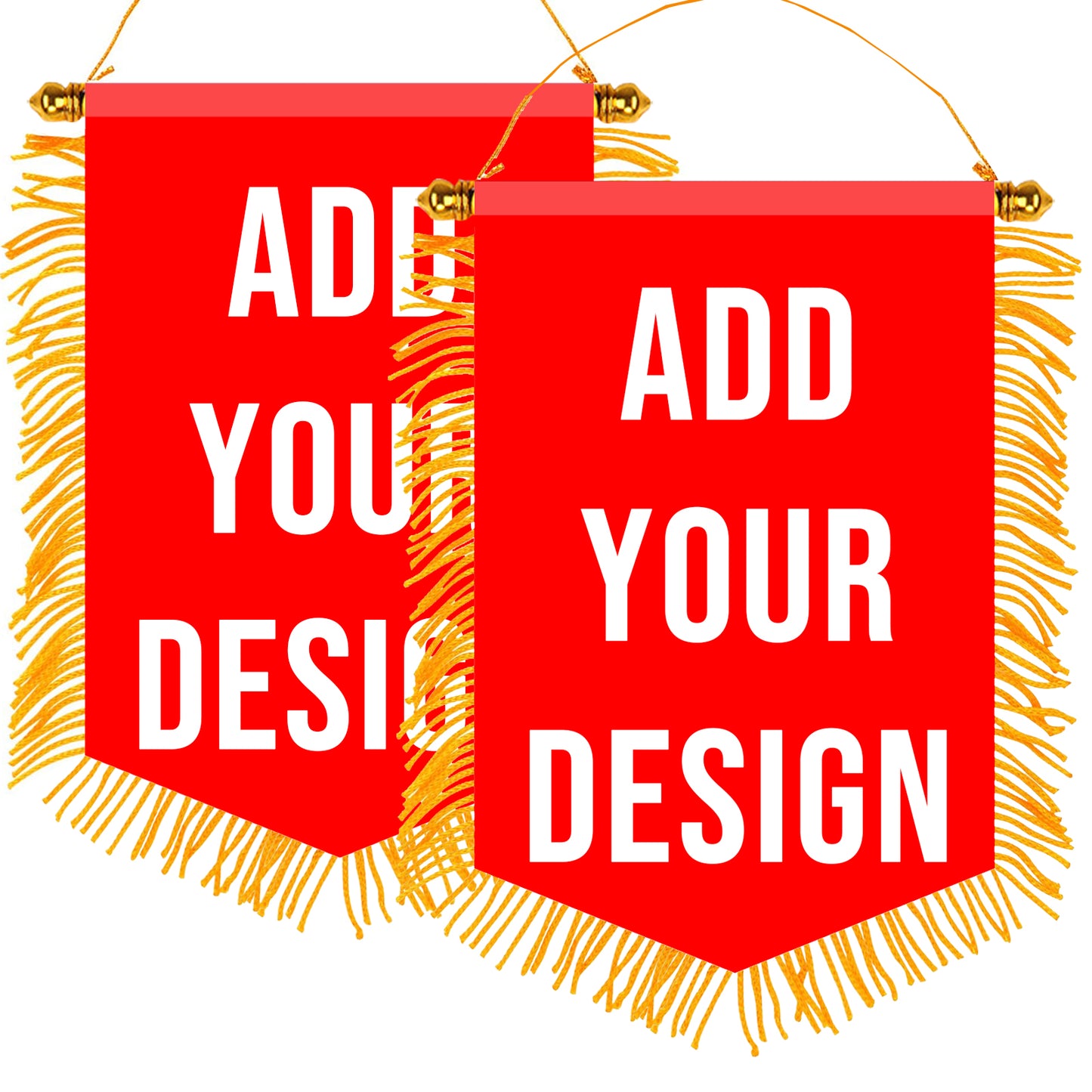 Custom Window Hanging Flag Personalized Mini Flags Banners Indoor Decoration for Party Auto Exterior Accessories Decor