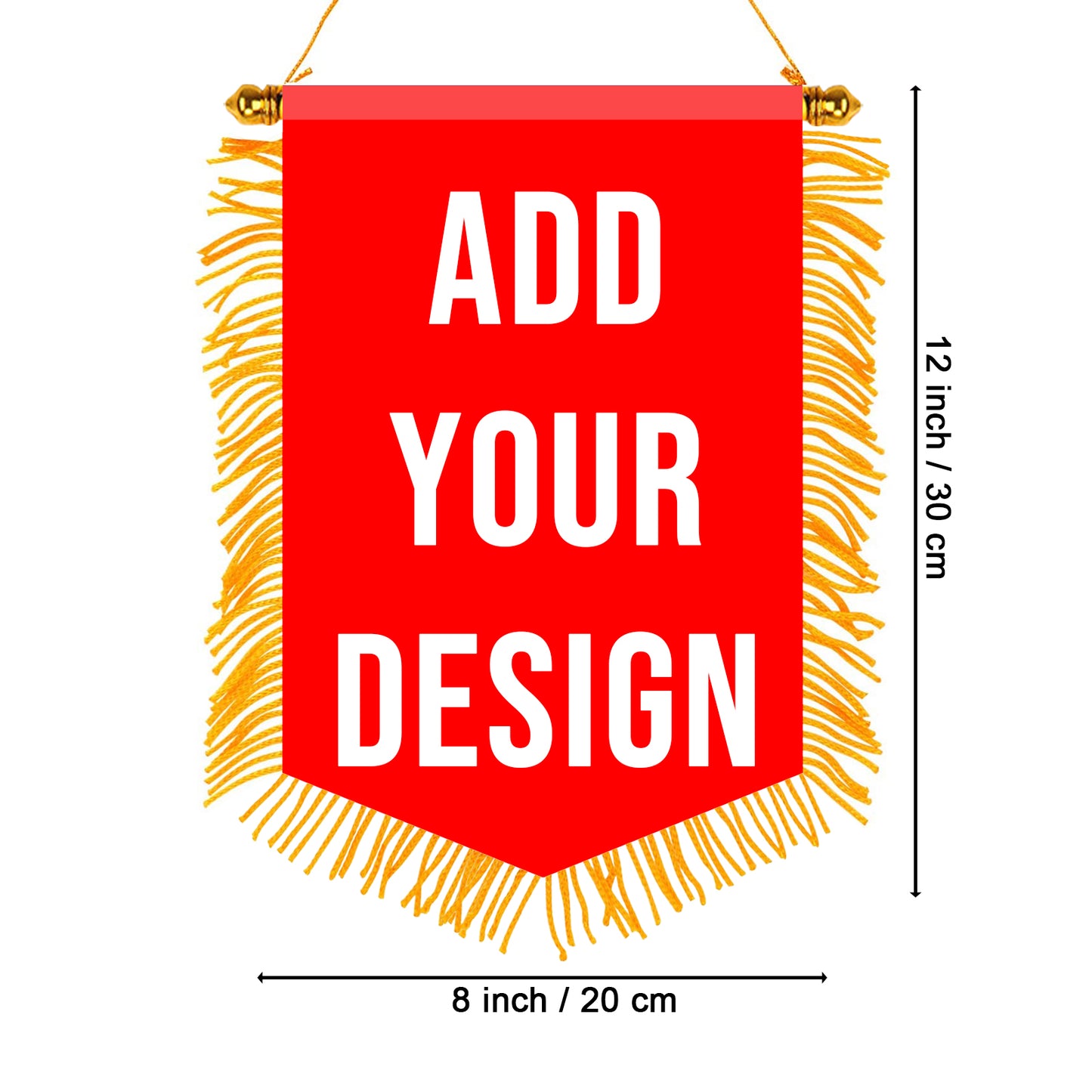Custom Window Hanging Flag Personalized Mini Flags Banners Indoor Decoration for Party Auto Exterior Accessories Decor