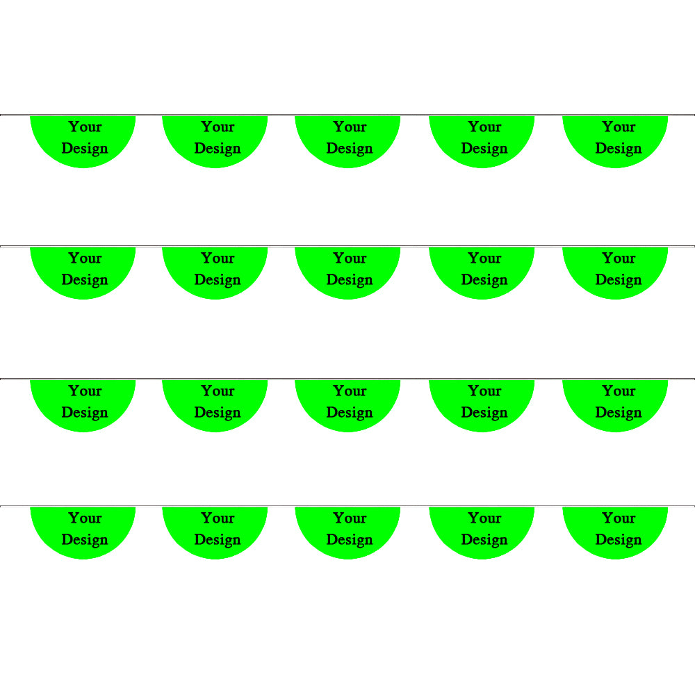 Custom String Flags Banner Personalized Banner Pennant for Party Decor