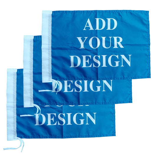 Bagetu Benutzerdefinierte Flagge mit Hülse. Entwerfen Sie Ihre eigene Flagge für den Außenbereich. Personalisierte Außenbanner-Campingflagge.