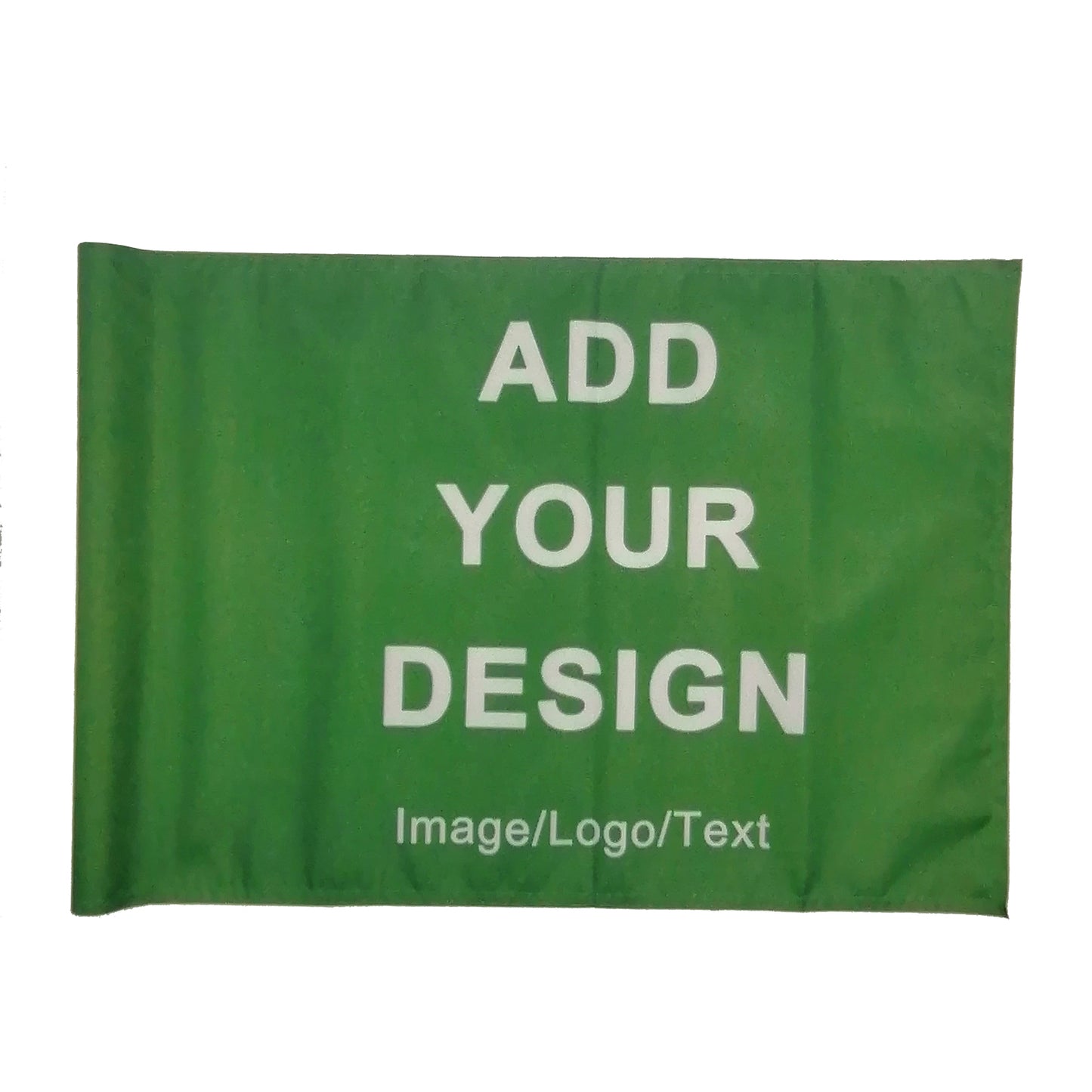 Benutzerdefinierte Golfflagge Personalisierte Flagge für Golf-Pin mit Kunststoffrohr oder Messingösen 