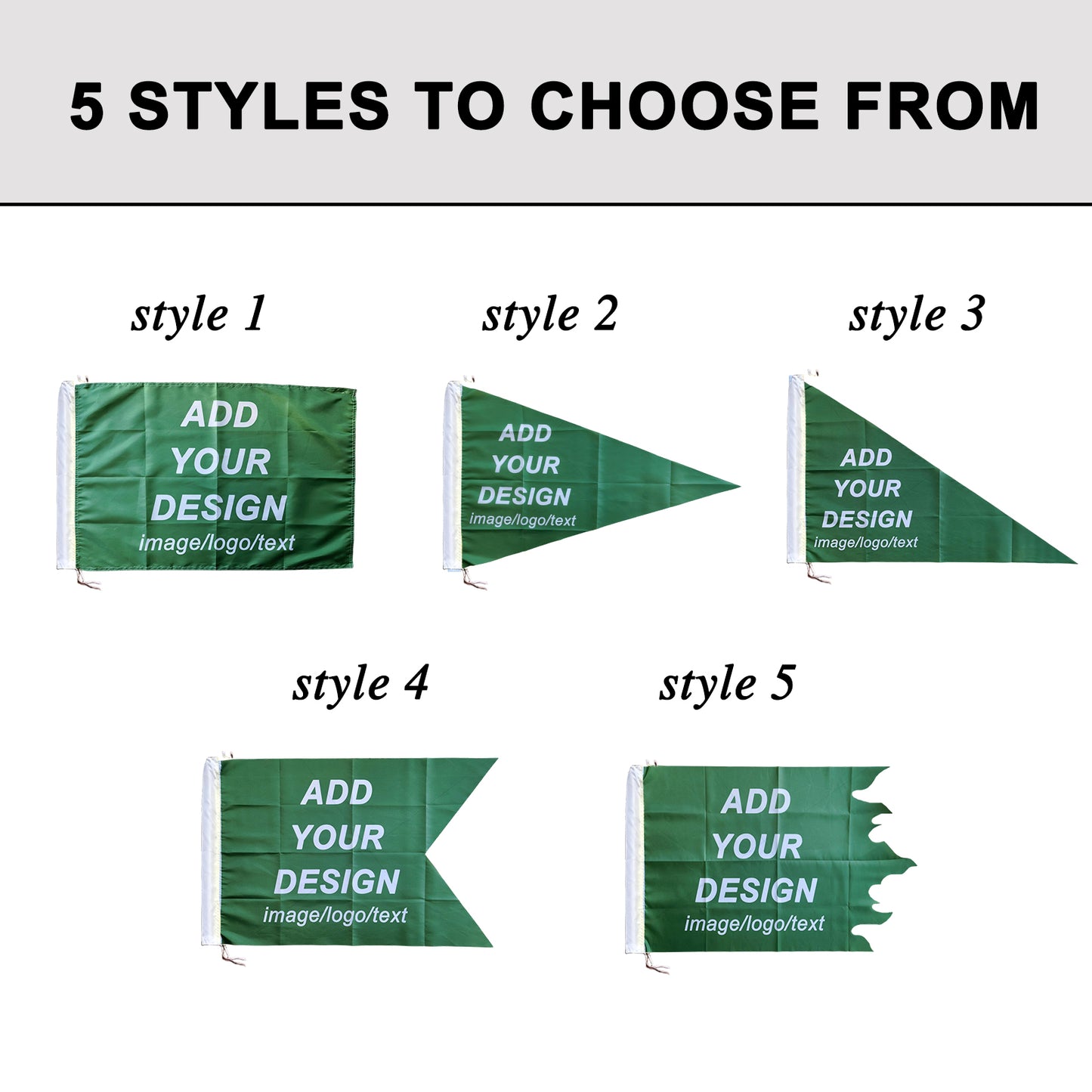 Custom Flag Personalized Hand Held Flag Banner with Metal Pole Flagpole Telescopic Extendable for Gathering Parade Party