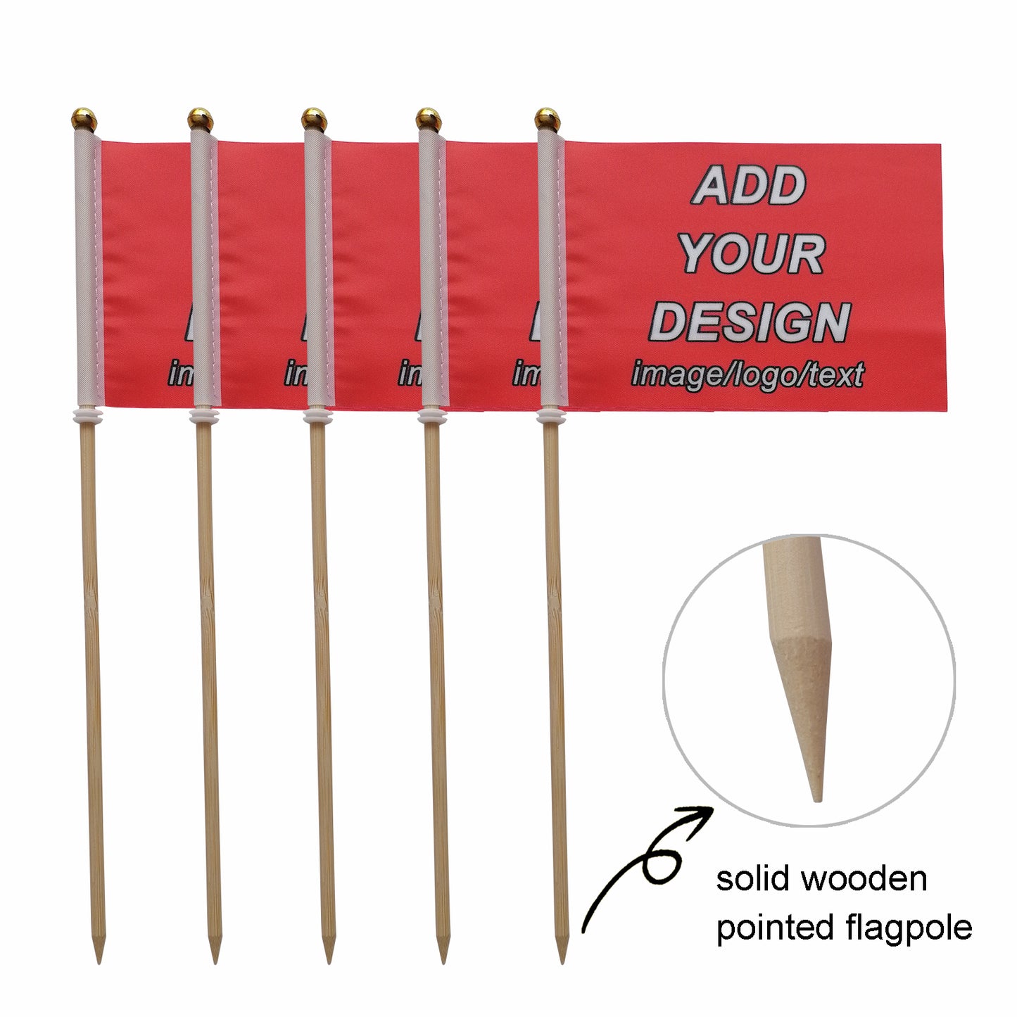 Custom Marking Flags for Lawn Personalized Garden Flag Marker Yard Signs with Stake