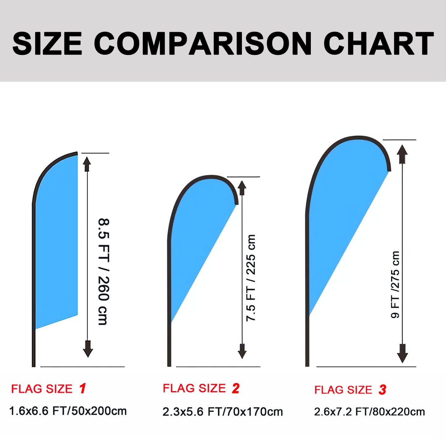 Personalized Feather Flag Pole Kit Custom Made Store Banner Business Sign